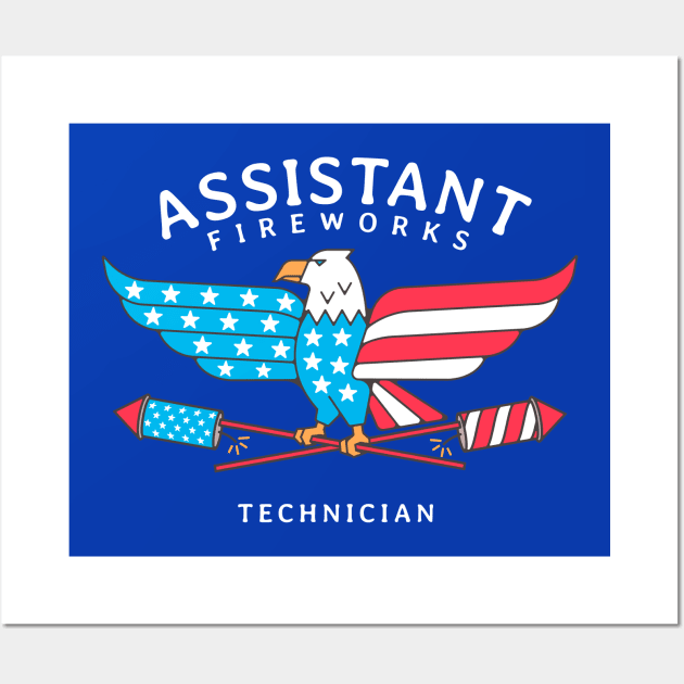 Assistant Fireworks Technician Wall Art by BodinStreet